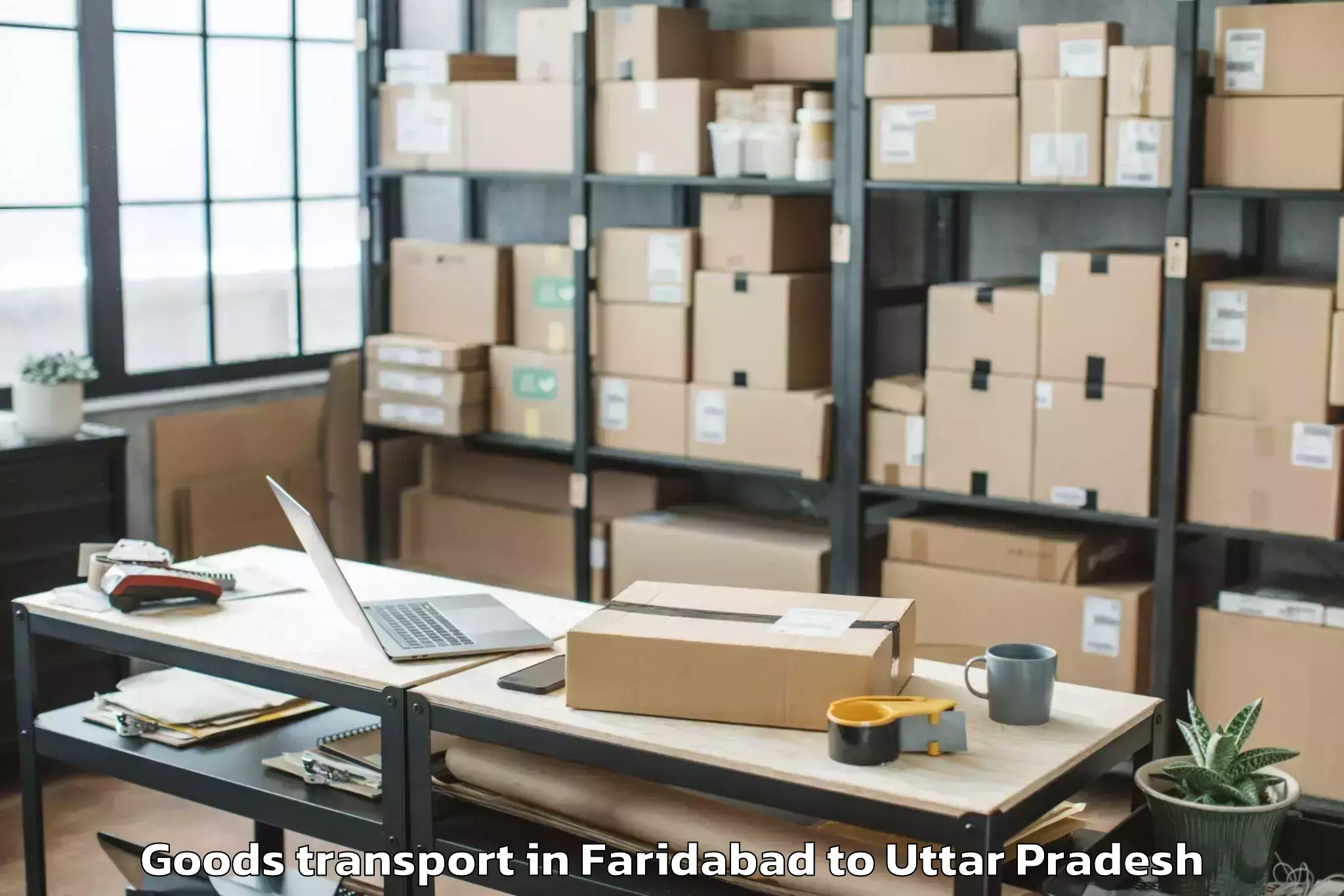 Book Faridabad to Jaswantnagar Goods Transport